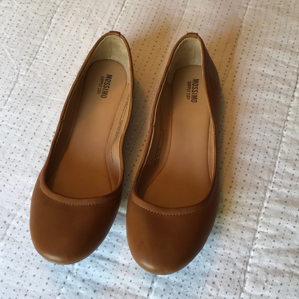 Caramel colored flats
